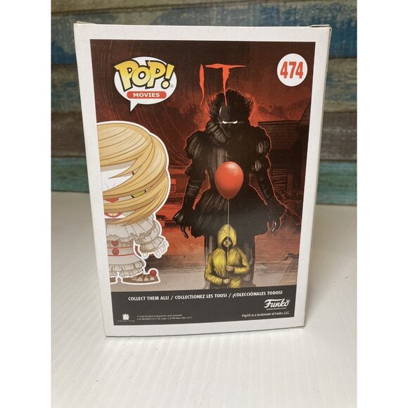 Funko Pop! Movies: IT - Pennywise with Wig #474, Walmart Exclusive - Picture 3 of 7